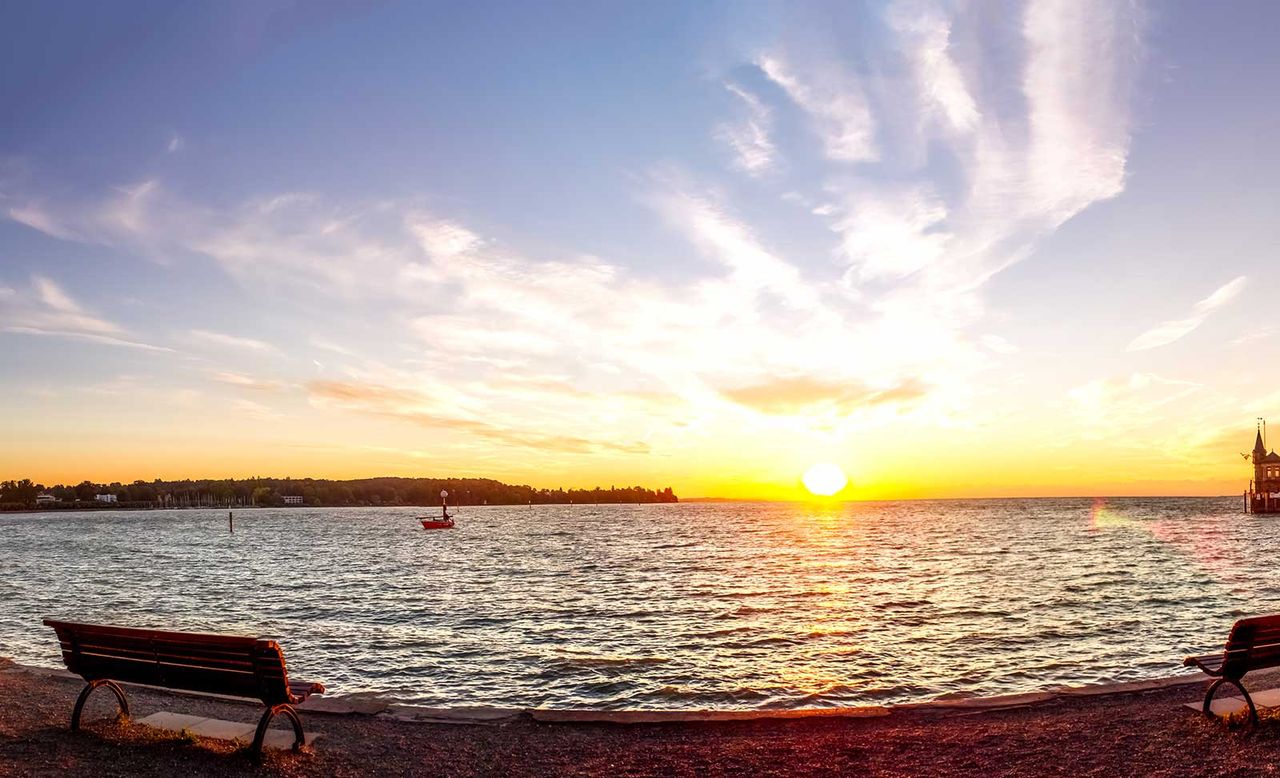 Kiosk am Gondelhafen in Bregenz